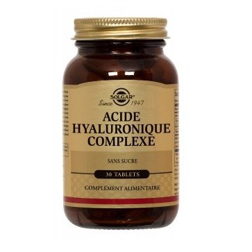 Acide hyaluronique complexe 120mg 30 tablets solgar 342 1