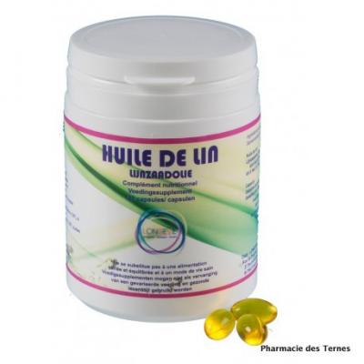 Huile de lin pot de 120 capsules 1