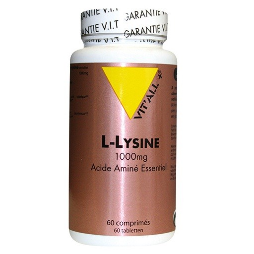 L lysine 1000 mg 60 comprime s vitall 1
