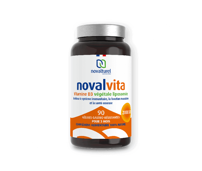 Novalvita vitamine d3 vegetale liposomee syste me immunitaire sante osseuse 2000 novalturel