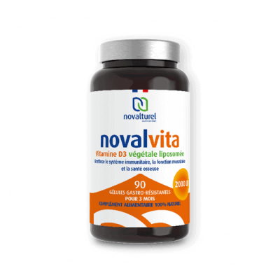 Novalvita vitamine d3 vegetale liposomee syste me immunitaire sante osseuse 2000 novalturel