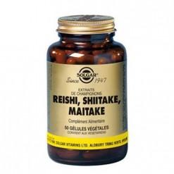 Reishi shiitake maitake 50 ge lules ve ge tales solgar