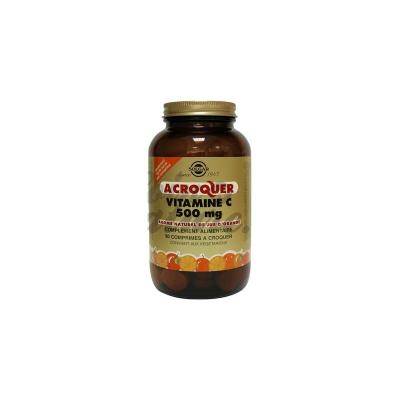 Solgar vitamine c gout orange 500 mg 90 comprimes a croquer