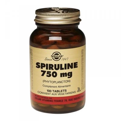 Spiruline 750mg 100 tablets solgar