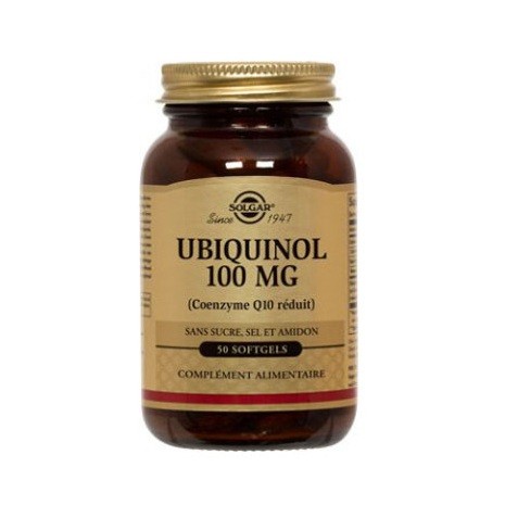 Ubiquinol 100mg 50 gelules solgar 2147 1